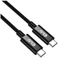 CLUB3D USB4 Gen3x2 Type-C Bi-Directional Cable 8K60Hz or 4K120Hz, Data 40Gbps, PD 240W(48V/5A) EPR M/M 3m / 9.84ft - thumbnail