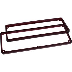 Hammond Electronics 1455UBTRD Lenskap ABS Rood (transparant) (l x b x h) 196 x 71 x 11.60 mm 2 stuk(s)