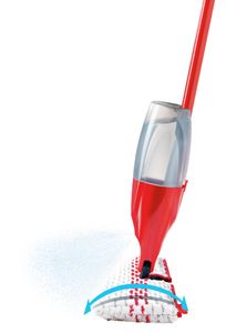 Vileda 1.2 Spray Max mop/dweil Microvezel, Kunststof Droog en nat Rood, Wit