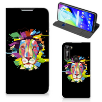 Motorola Moto G8 Power Magnet Case Lion Color