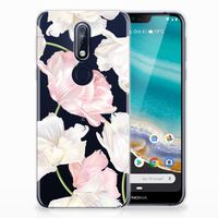 Nokia 7.1 TPU Case Lovely Flowers - thumbnail