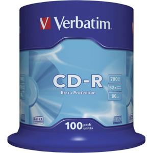 Verbatim 43411 CD-R 80 disc 700 MB 100 stuk(s) Spindel