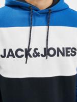 Jack & Jones / Hoody jjeLogo Blocking in blauw
