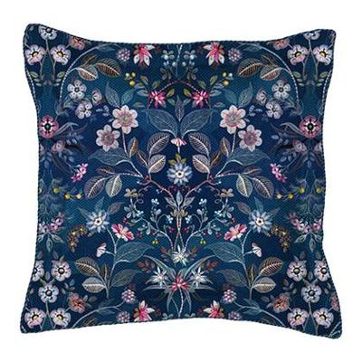 Pip Studio Mirrorama Sierkussen 45 x 45 cm - Donkerblauw