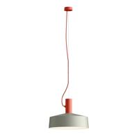 Wever & Ducre - Roomor 1.0 Shade 3.0 Hanglamp Rood / Grijs
