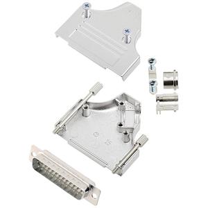 encitech MHDM35-25-DBP-W-K 6355-8007-03 D-sub male connectorset 35 ° Aantal polen: 25 Soldeerkelk 1 stuk(s)