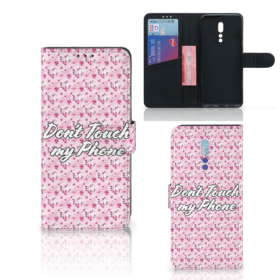 OPPO Reno Z Portemonnee Hoesje Flowers Pink DTMP