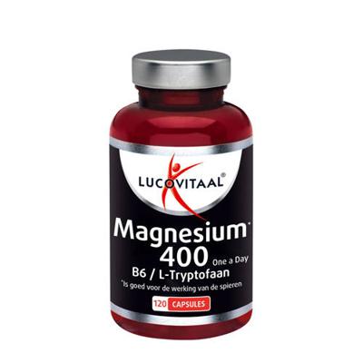 Lucovitaal Magnesium 400 L-Tryptofaan Lucovitaal Magnesium 400 L-Tryptofaan
