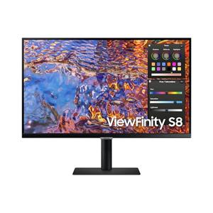 Samsung S27B800PXP LED-monitor Energielabel F (A - G) 68.6 cm (27 inch) 3840 x 2160 Pixel 16:9 5 ms HDMI, DisplayPort, USB-C IPS LCD