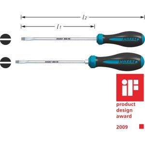 Hazet HEXAnamic Werkplaats Platte schroevendraaier Kopbreedte: 3.5 mm Koplengte: 80 mm DIN ISO 2380-1, DIN ISO 2380-2