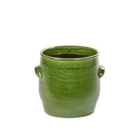 Serax Bloempot Sierpot Handles Groen -D20cm H20 cm