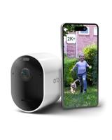 Arlo Pro 5 Draadloze WiFi Beveiligingscamera Buiten, 2K+ HDR, 160˚ Verbeterd Kleurennachtzicht, Sirene, Bewegingsdetectie, 2-Weg-Audio, 8 mnd Batterij, Arlo Secure Plan Proefperiode, 1 Cam, Wit