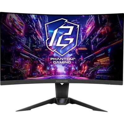 Asrock PG27QRT2A Phantom Gaming Computer Monitor 68,6 cm (27 inch) 2560 x 1440 pixels QHD zwart (PG27QRT2A)