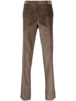 Canali pantalon droit en velours côtelé - Marron