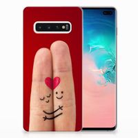 Samsung Galaxy S10 Plus Silicone Back Cover Liefde - Origineel Romantisch Cadeau - thumbnail