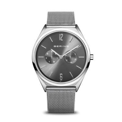 Bering 17140-009 Ultra Slim 40mm Silver Grey Horloge