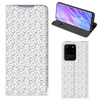 Samsung Galaxy S20 Ultra Hoesje met Magneet Stripes Dots - thumbnail