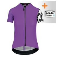 Assos Dyora RS Aero fietsshirt SS paars dames XLG - thumbnail