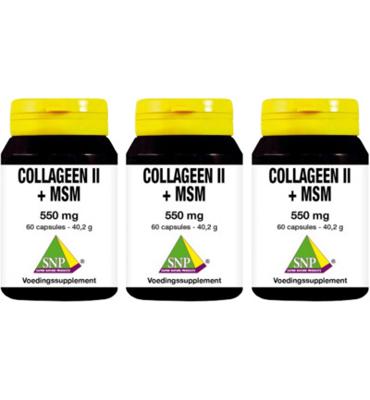 Snp Snp Collageen + Msm Actie 2 + 1 (180ca)