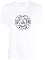 Stella McCartney t-shirt en coton à logo imprimé - Blanc - thumbnail