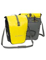 VAUDE Fietstassen voor bagagedrager Aqua Back 2 x 24 l, geel, 2 x achterwieltassen waterdicht, fietstas achter, eenvoudige bevestiging, Made in Germany, Canary
