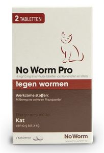 NO WORM PRO KITTEN 2 TBL