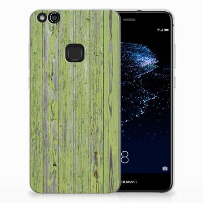 Huawei P10 Lite Bumper Hoesje Green Wood Huawei P10 Lite Bumper Hoesje Green Wood