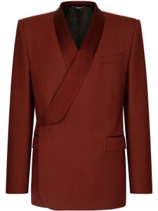 Dolce & Gabbana blazer Sicilia à boutonnière croisée - Rouge