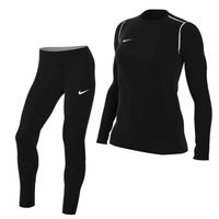 Nike Park 20 Crew Trainingspak Dames Zwart Wit - thumbnail