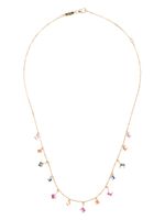 Suzanne Kalan collier Dangle en or rose 18ct serti de saphirs et de diamants