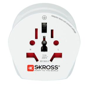 Skross 1.500202-E netstekker adapter Type F Wit