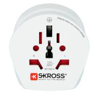 Skross 1.500202-E netstekker adapter Type F Wit