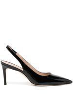 Stuart Weitzman 70mm slingback patent leather pumps - Noir - thumbnail