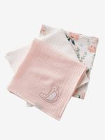 Set van 3 EAU DE ROSE Oeko-Tex® luiers roze