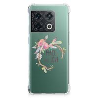 OnePlus 10 Pro Stevig Bumper Hoesje Boho Text - thumbnail