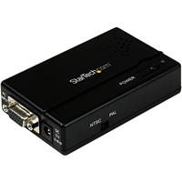 StarTech.com VGA naar Composiet of S-Video Converter/Adapter tot max. 1600x1200, VGA (bus) Composiet (female) S-Video (female)
