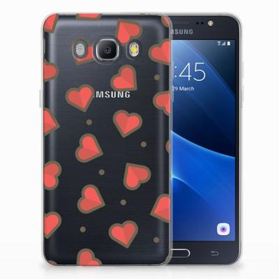 Samsung Galaxy J5 2016 TPU bumper Hearts
