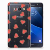 Samsung Galaxy J5 2016 TPU bumper Hearts