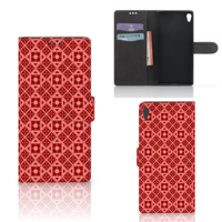 Sony Xperia XA Ultra Telefoon Hoesje Batik Rood