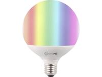 LightMe LM85195 LED-lamp Energielabel G (A - G) E27 Globe 10 W = 60 W RGBW (Ø x l) 120 mm x 156 mm Colorchanging, Incl. afstandsbediening 1 stuk(s)