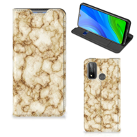 Huawei P Smart (2020) Standcase Marmer Goud
