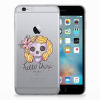 Silicone Back Case Apple iPhone 6 | 6s Boho Skull