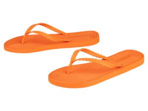 esmara Dames teenslippers (36/37, Oranje)