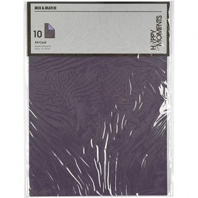 Creotime structuurkarton 21 x 29,7 cm 10 stuks paars Creotime structuurkarton 21 x 29,7 cm 10 stuks paars