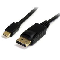 StarTech.com 3 m Mini DisplayPort-naar-DisplayPort 1.2 adapterkabel M/M DisplayPort 4k - thumbnail