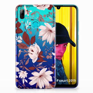 Hoesje maken Huawei P Smart 2019 Watercolor Flowers