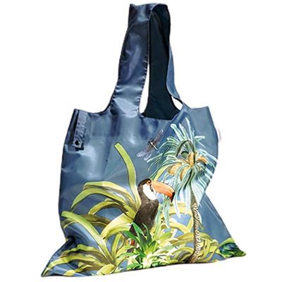 Cedon Boodschappentas Toekan 50 X 42 Cm Polyester Blauw/groen