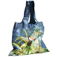 Cedon Boodschappentas Toekan 50 X 42 Cm Polyester Blauw/groen