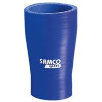 Samco Verloopstuk recht blauw - Lengte 125mm - Ø90>80mm