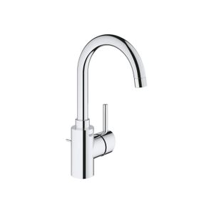 Grohe Concetto Wastafelkraan Met Waste Met Hoge Uitloop Chroom